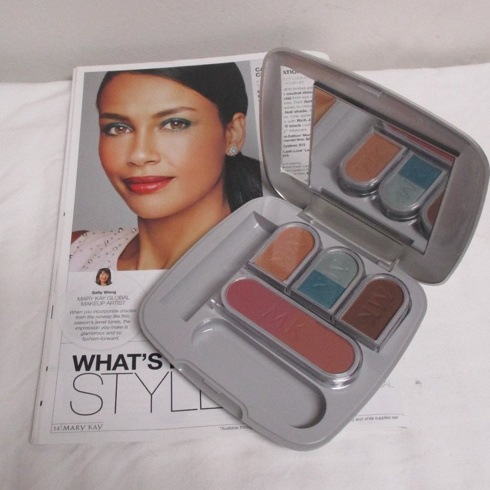 Fall Look Goldenrod Jade Duet Persian Spice Gold Canyon Blush Contour Compact